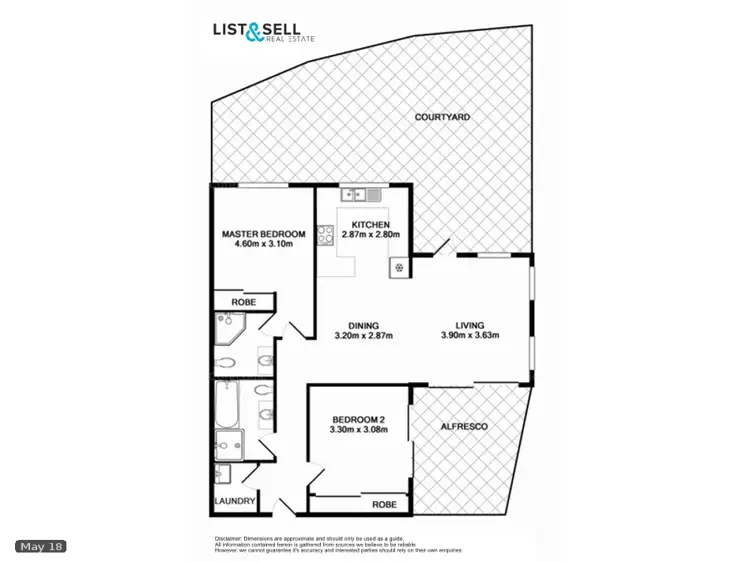 Floorplan of Homely unit listing, 4/96 Nuwarra Road, Moorebank NSW 2170