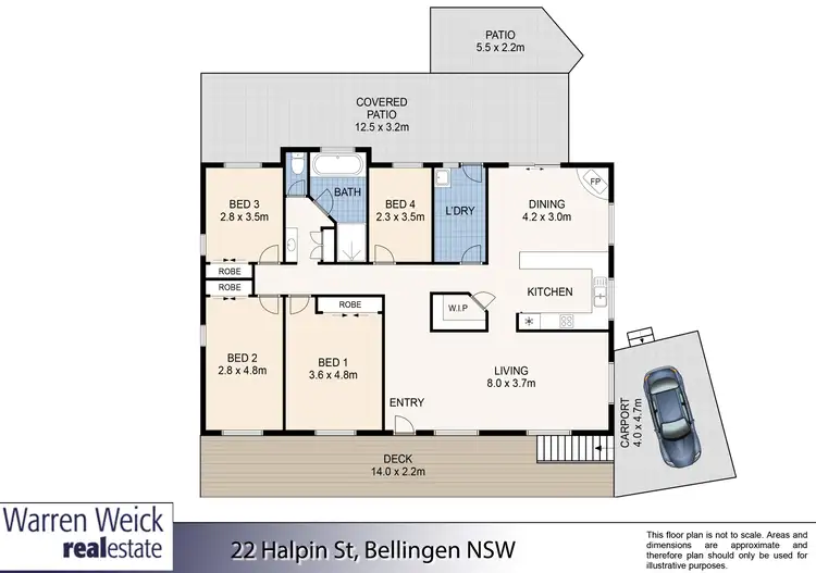 Floorplan of Homely house listing, 22 Halpin Street, Bellingen NSW 2454