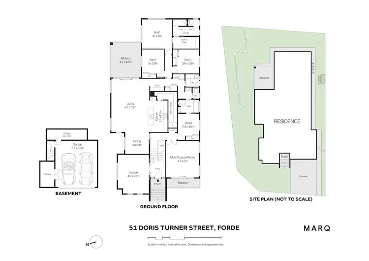 Floorplan of Homely house listing, 51 Doris Turner Street, Forde ACT 2914