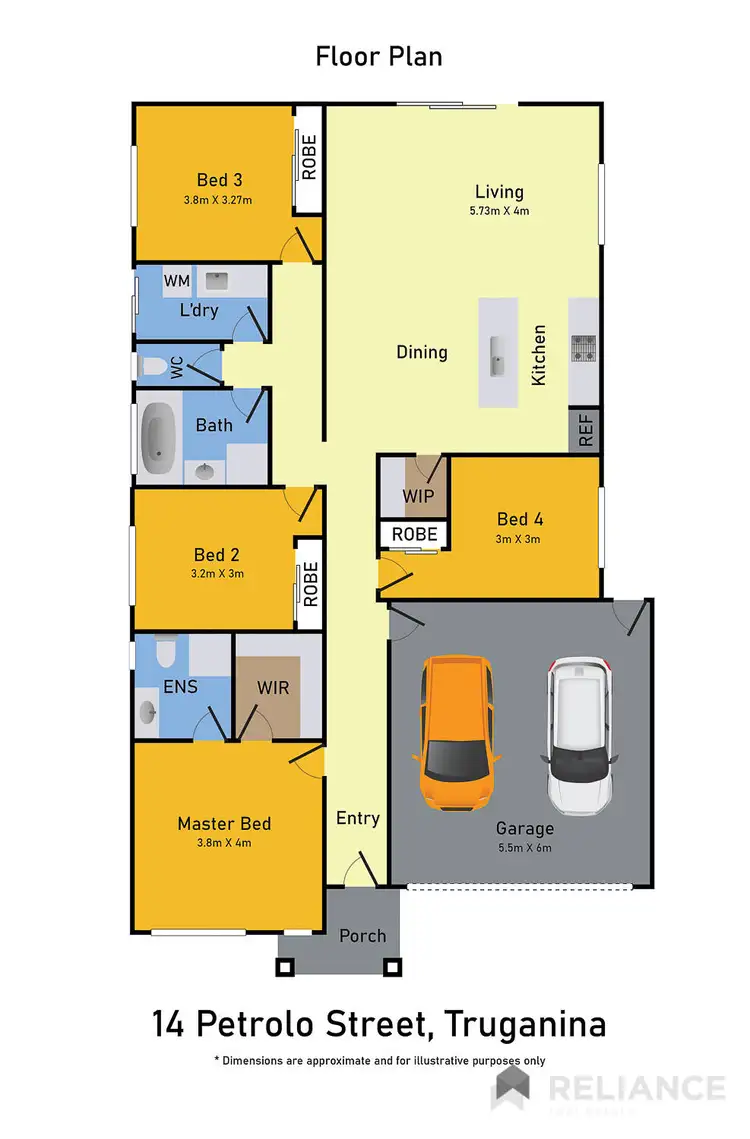 Floorplan of Homely house listing, Level 1/14 Petrolo Street, Truganina VIC 3029