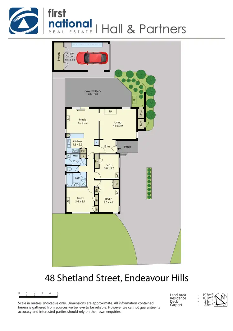Floorplan of Homely unit listing, 48 Shetland Street, Endeavour Hills VIC 3802