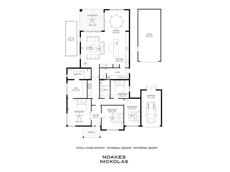 Floorplan of Homely house listing, 3 Gifford Street, South Plympton SA 5038
