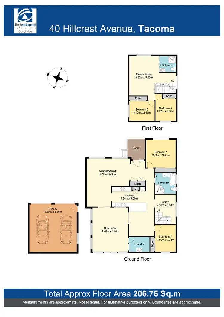 Floorplan of Homely house listing, 40 Hillcrest Avenue, Tacoma NSW 2259