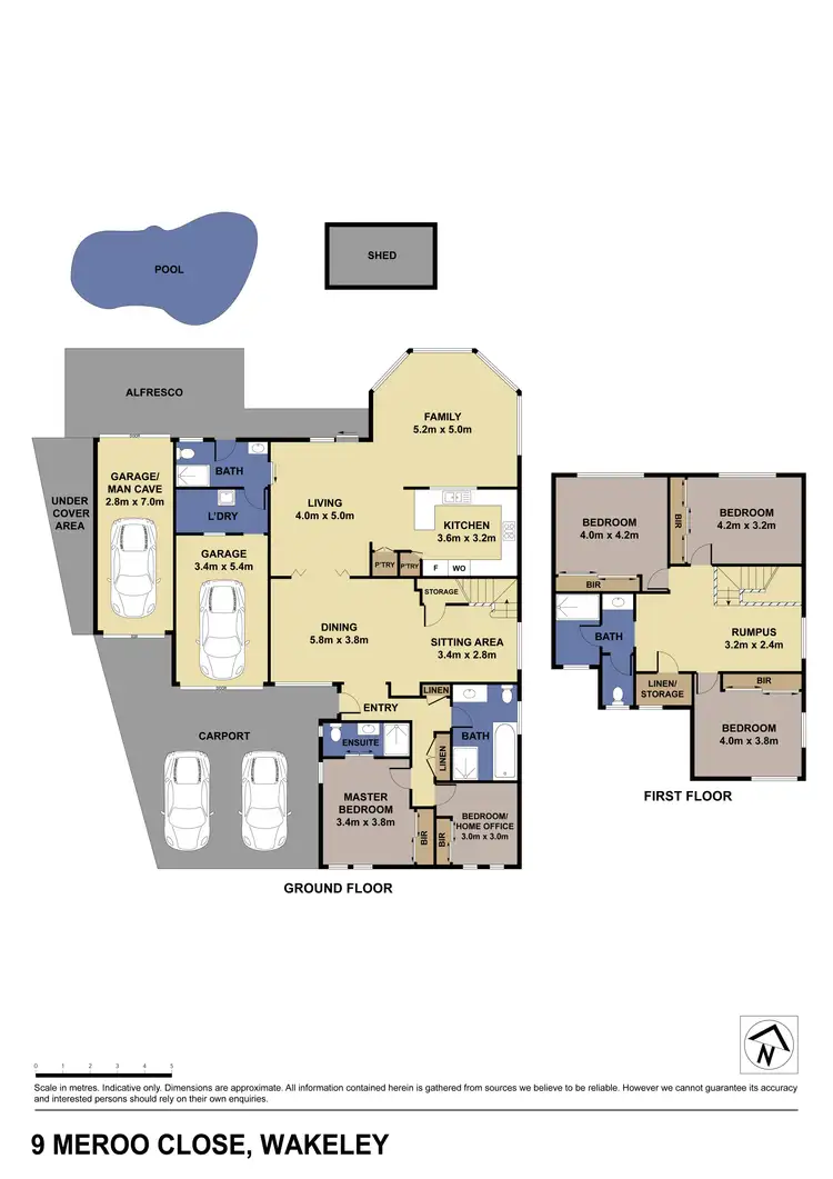 Floorplan of Homely house listing, 9 Meroo Close, Wakeley NSW 2176