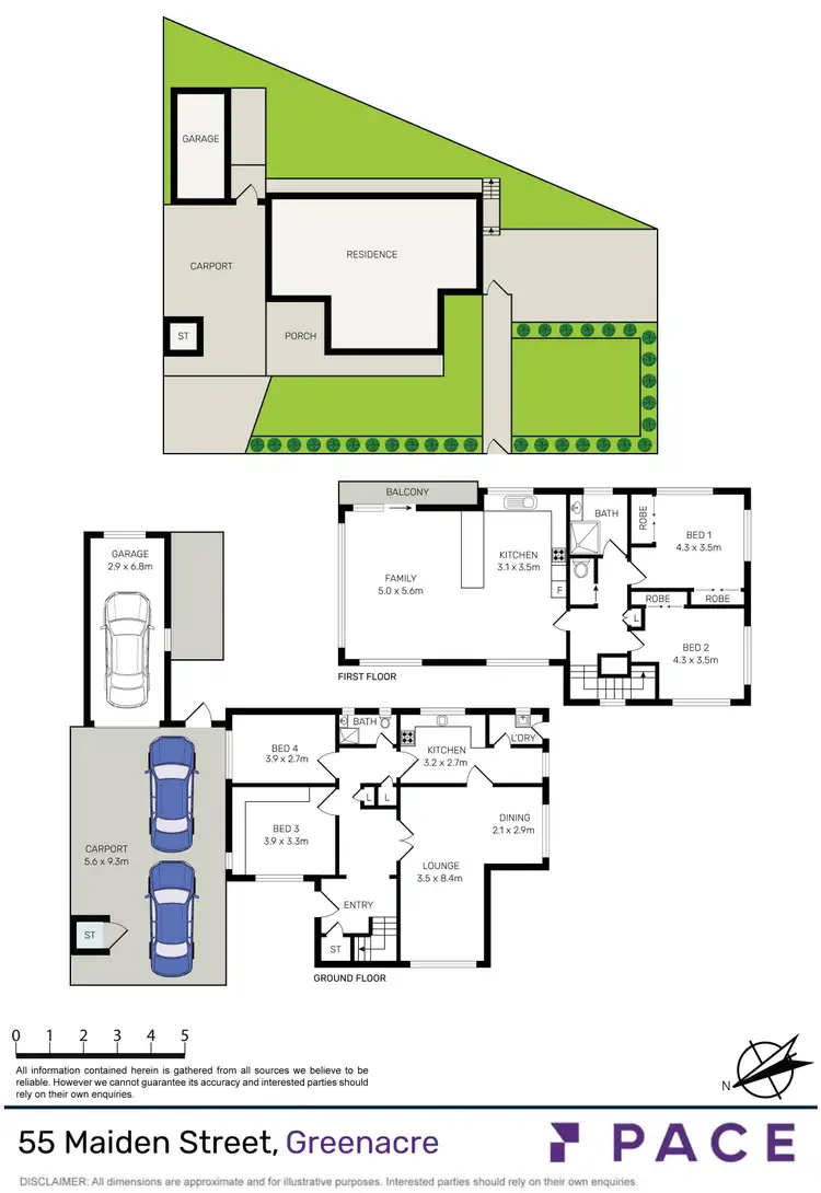 Floorplan of Homely house listing, 55 Maiden Street, Greenacre NSW 2190