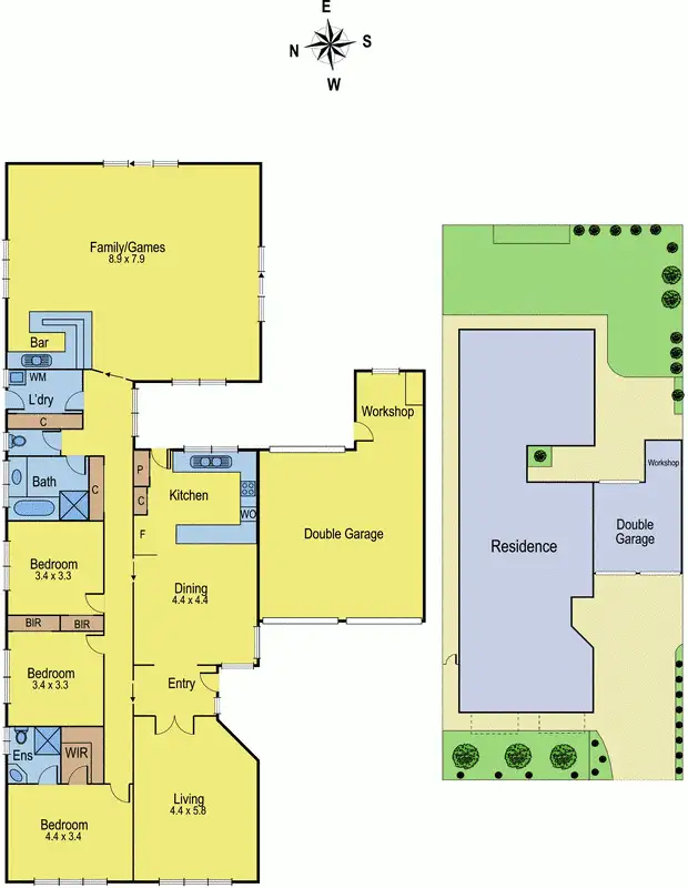 Floorplan of Homely house listing, 24 Rowe Street, Hamlyn Heights VIC 3215