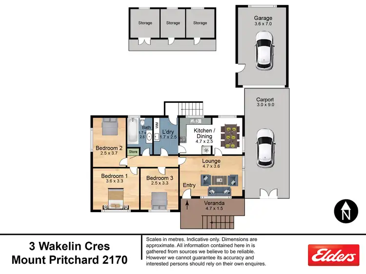 Floorplan of Homely house listing, 3 Wakelin Avenue, Mount Pritchard NSW 2170