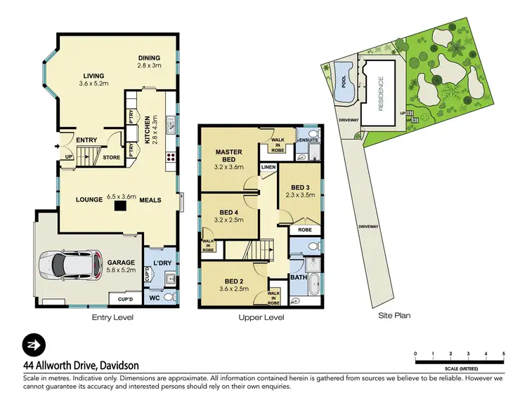 Floorplan of Homely house listing, 44 Allworth Drive, Davidson NSW 2085