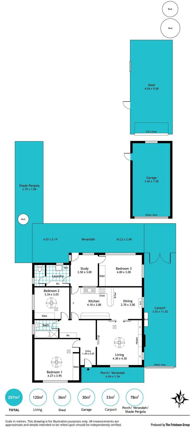 Floorplan of Homely house listing, 14 Fletcher Street, Netley SA 5037