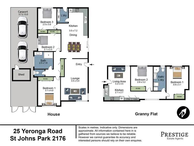 Floorplan of Homely house listing, 25 - 25A Yeronga Close, St Johns Park NSW 2176