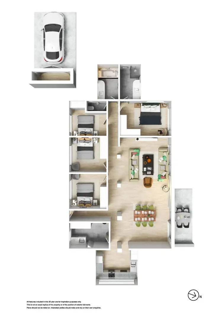 Floorplan of Homely house listing, 113 Elizabeth Drive, Rosebud VIC 3939