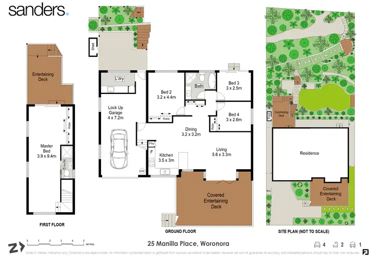 Floorplan of Homely house listing, 25 Manilla Place, Woronora NSW 2232