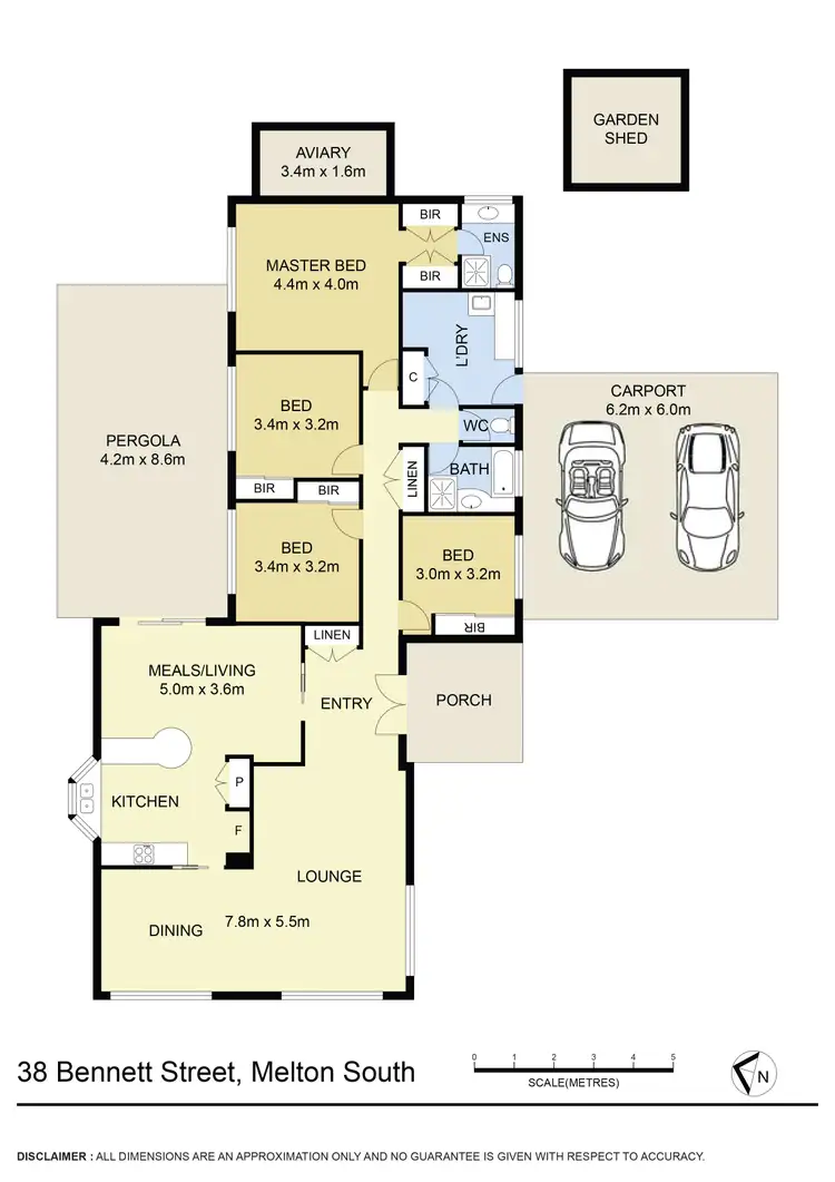 Floorplan of Homely house listing, 38 Bennett Street, Melton South VIC 3338