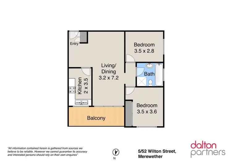 Floorplan of Homely apartment listing, 5/52 Wilton Street, Merewether NSW 2291