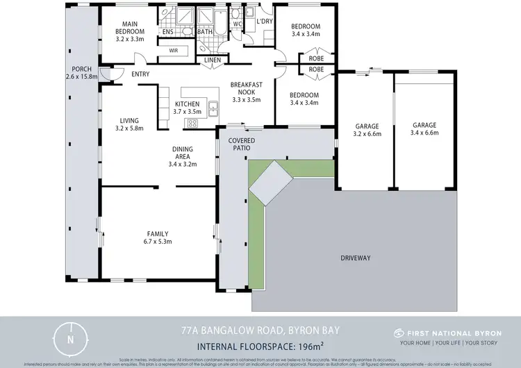 Floorplan of Homely house listing, 77 Bangalow Road, Byron Bay NSW 2481