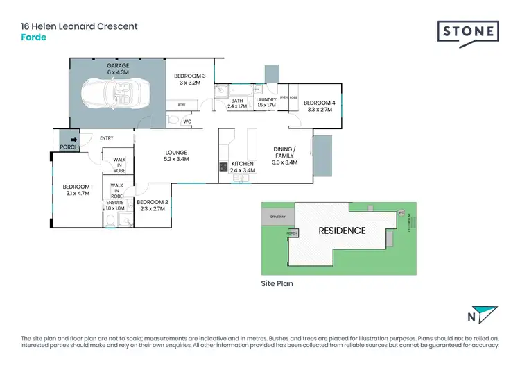 Floorplan of Homely house listing, 16 Helen Leonard Crescent, Forde ACT 2914