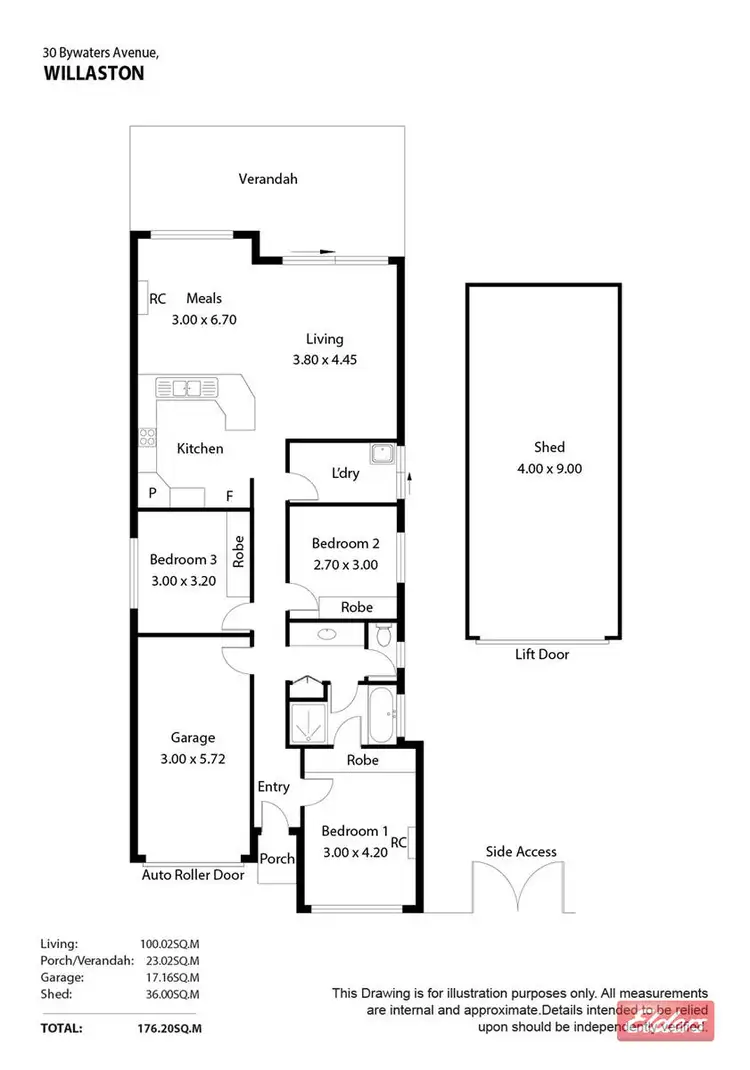 Floorplan of Homely house listing, 30 Bywaters Avenue, Willaston SA 5118