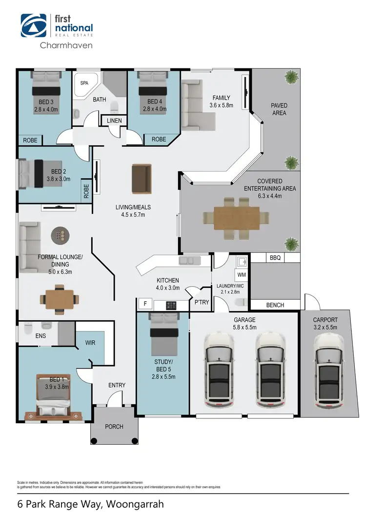 Floorplan of Homely house listing, 6 Park Range Way, Woongarrah NSW 2259