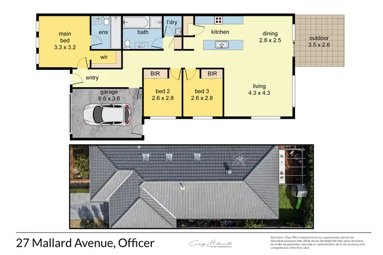 Floorplan of Homely house listing, 27 Mallard Avenue, Officer VIC 3809
