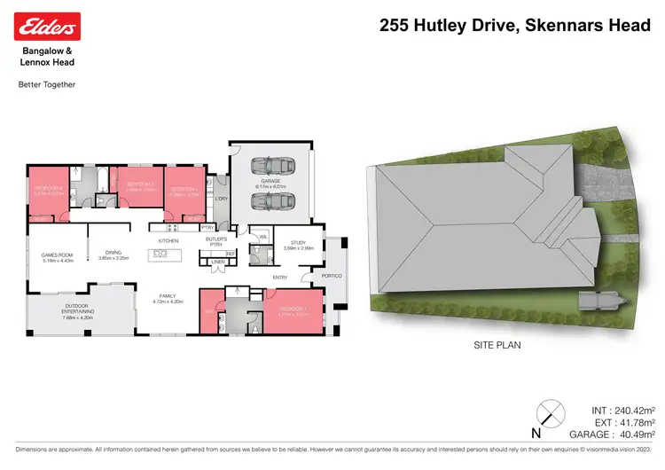 Floorplan of Homely house listing, 255 Hutley Drive, Skennars Head NSW 2478