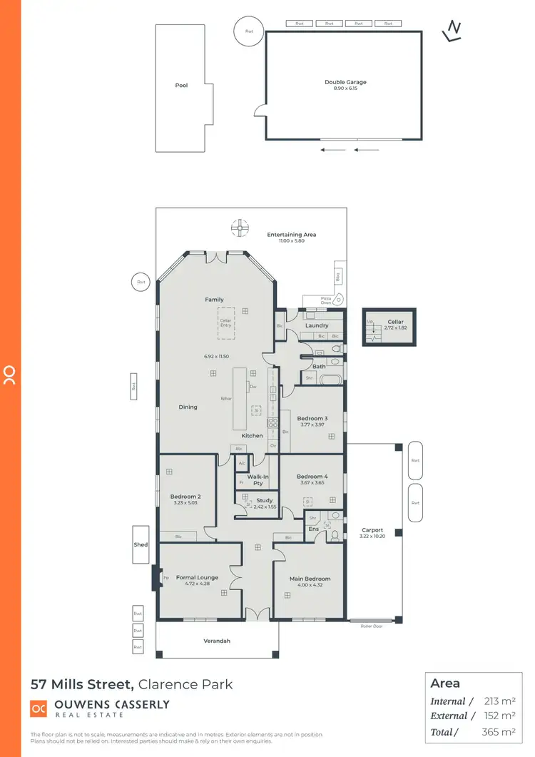Floorplan of Homely house listing, 57 Mills Street, Clarence Park SA 5034