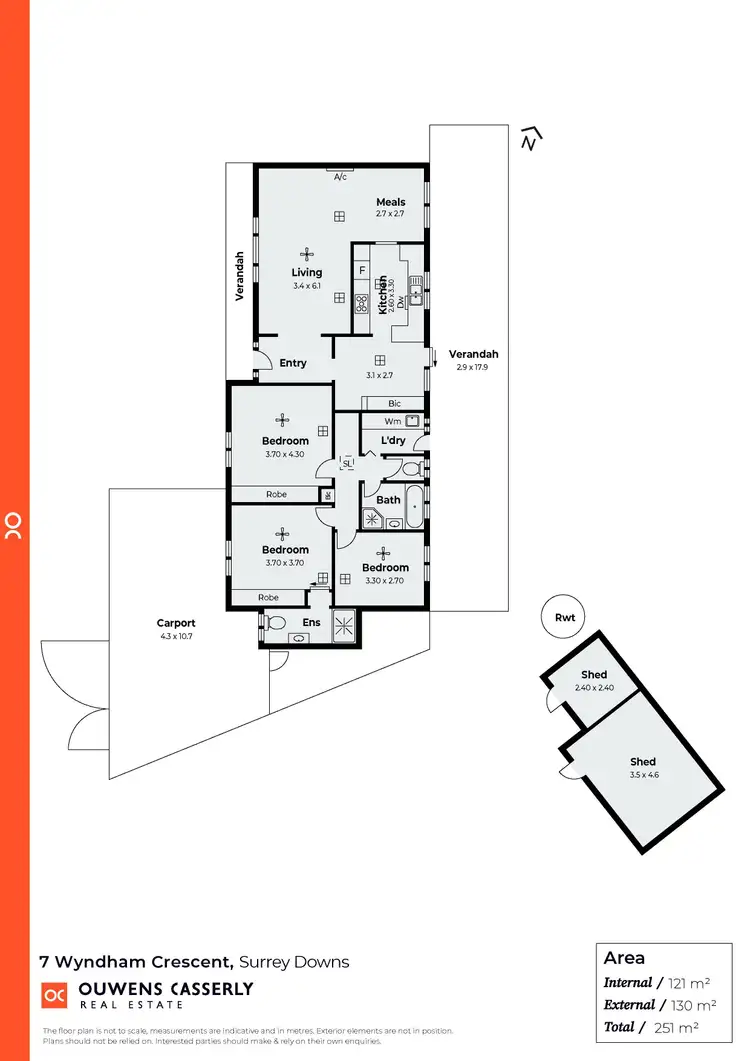 Floorplan of Homely house listing, 7 Wyndham Crescent, Surrey Downs SA 5126