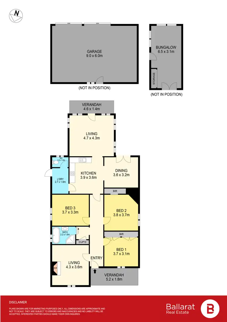 Floorplan of Homely house listing, 7 Barkly Street, Ballarat East VIC 3350