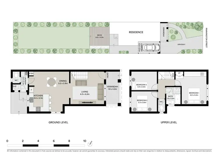 Floorplan of Homely semi-detached listing, 8 Rimmington Street, Artarmon NSW 2064