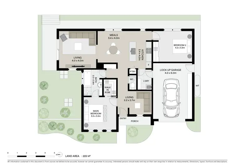 Floorplan of Homely townhouse listing, 4/9 Horwood Drive, Canadian VIC 3350