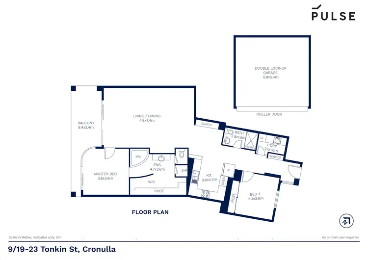 Floorplan of Homely apartment listing, 9/19-23 Tonkin Street, Cronulla NSW 2230