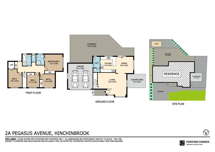 Floorplan of Homely house listing, 2A Pegasus Avenue, Hinchinbrook NSW 2168