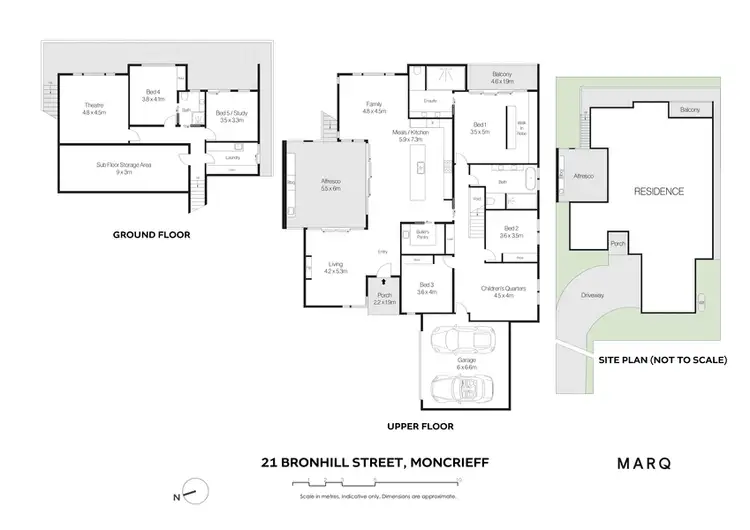 Floorplan of Homely house listing, 21 Bronhill Street, Moncrieff ACT 2914