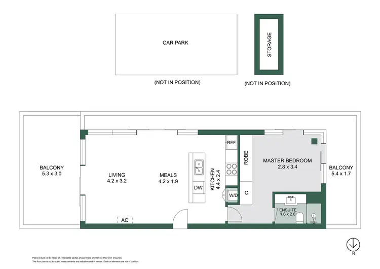 Floorplan of Homely apartment listing, 16/190 Mount Alexander Road, Travancore VIC 3032