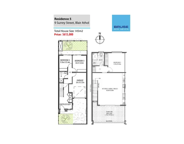 Floorplan of Homely house listing, 5/9 Surrey Street, Blair Athol SA 5084