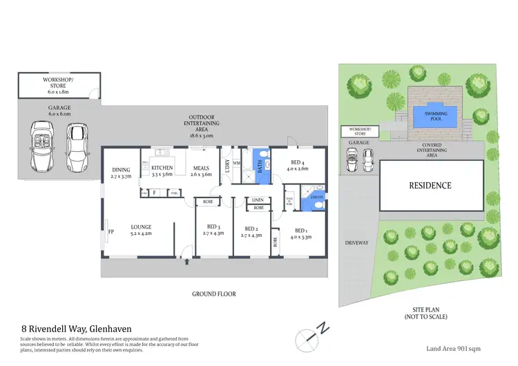 Floorplan of Homely house listing, 8 Rivendell Way, Glenhaven NSW 2156