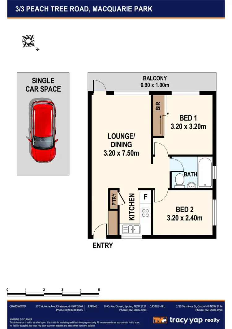 Floorplan of Homely apartment listing, 3/3 Peach Tree Road, Macquarie Park NSW 2113