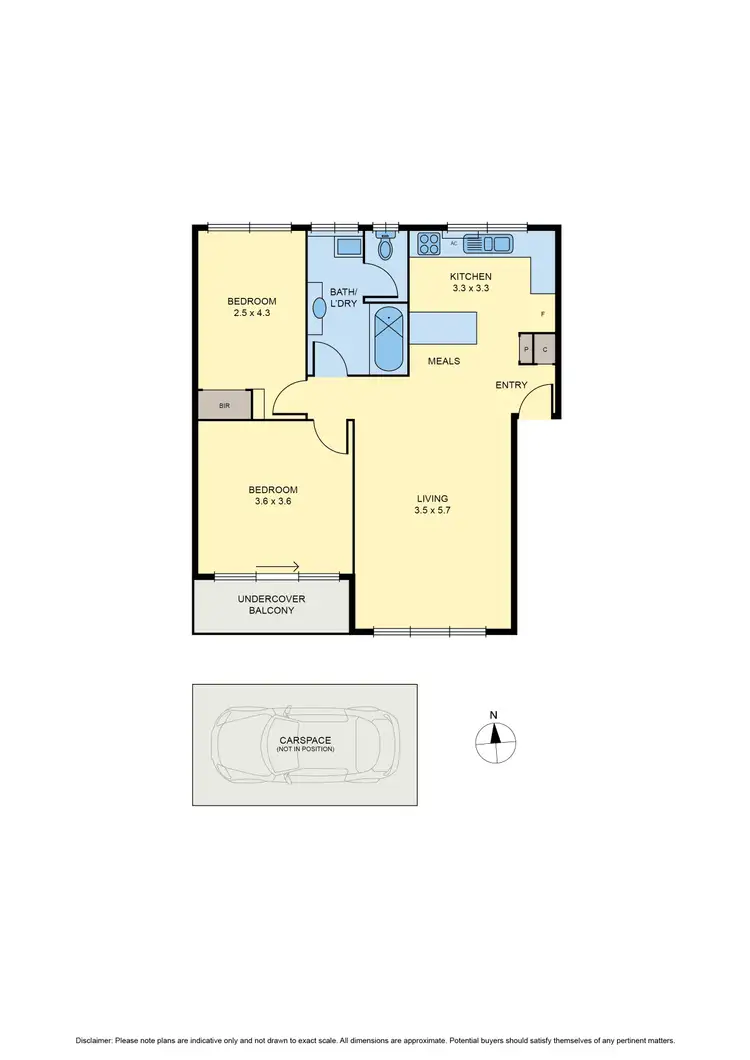 Floorplan of Homely apartment listing, 13/10-18 Minnie Street, Brunswick VIC 3056