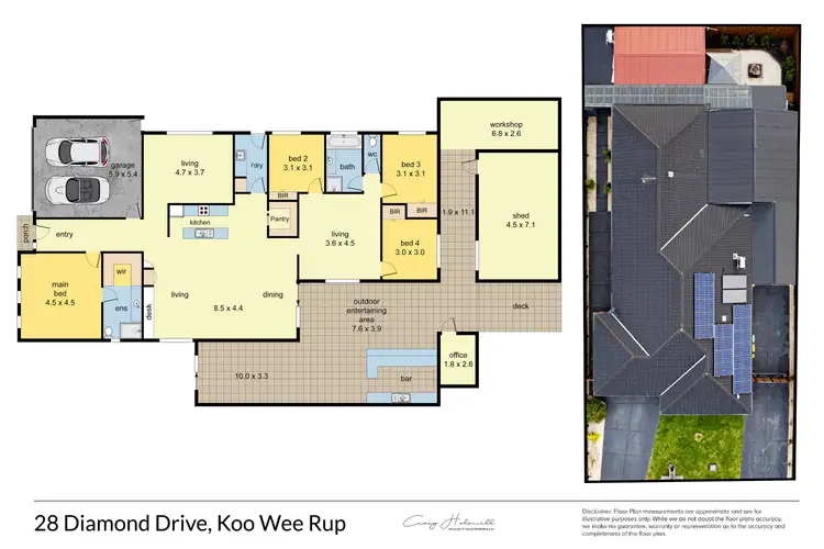 Floorplan of Homely house listing, 28 Diamond Drive, Koo Wee Rup VIC 3981
