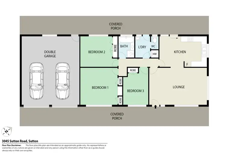 Floorplan of Homely rural property listing, 3045 Sutton Road, Sutton NSW 2620