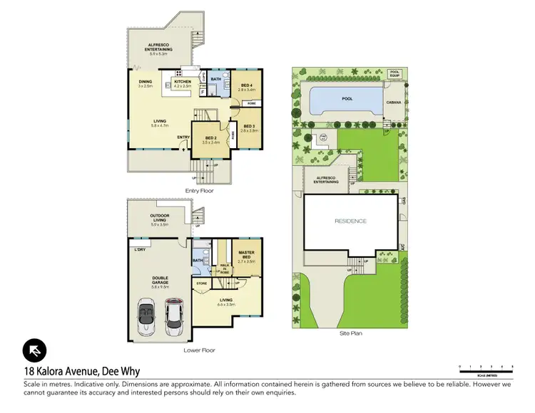Floorplan of Homely house listing, 18 Kalora Avenue, Dee Why NSW 2099