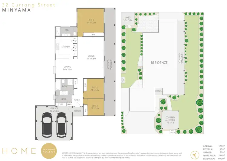 Floorplan of Homely house listing, 32 Currong Street, Minyama QLD 4575