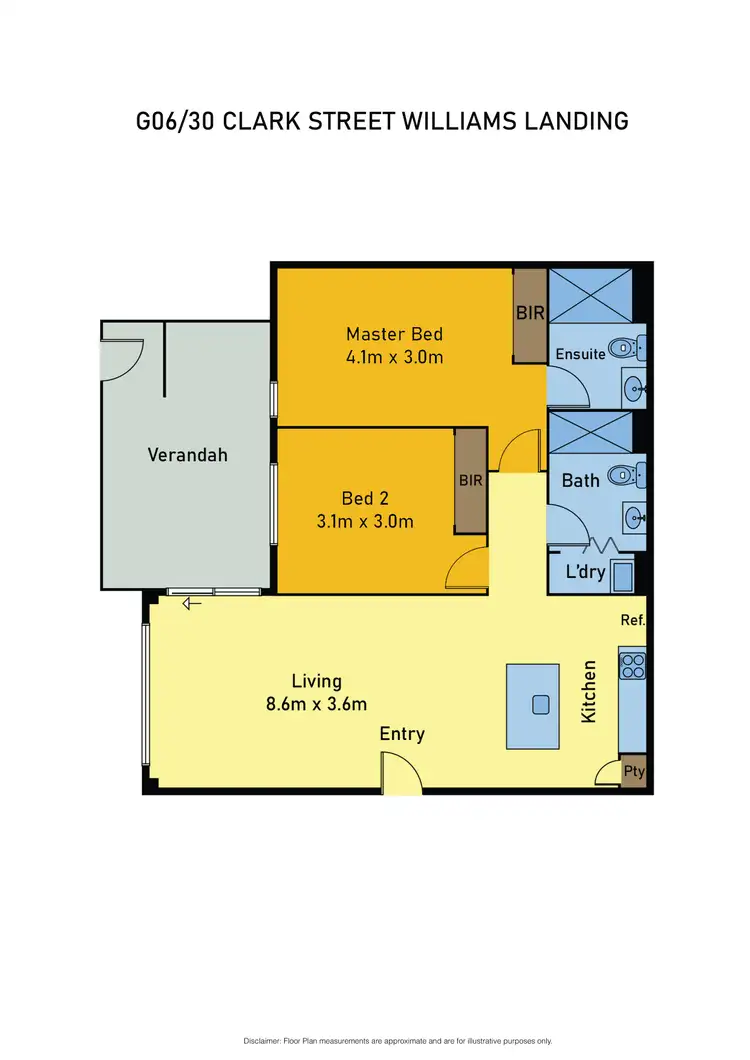 Floorplan of Homely apartment listing, G6/30 Clark Street, Williams Landing VIC 3027