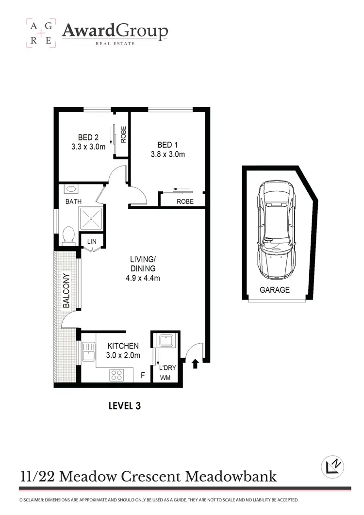 Floorplan of Homely unit listing, 11/22 Meadow Crescent, Meadowbank NSW 2114