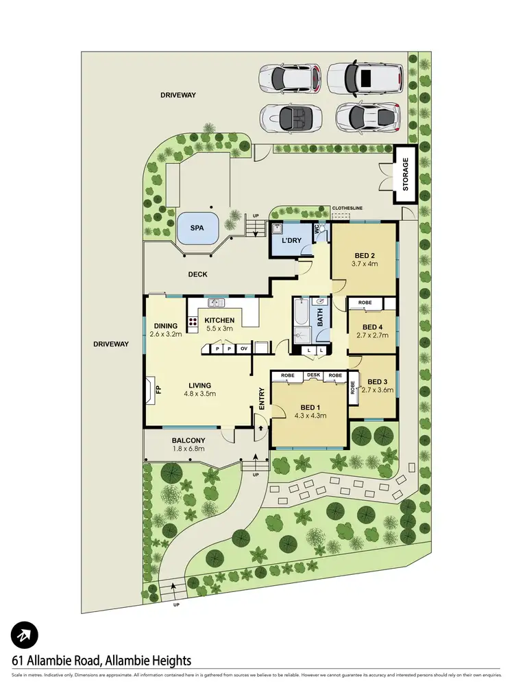 Floorplan of Homely house listing, 61 Allambie Road, Allambie Heights NSW 2100