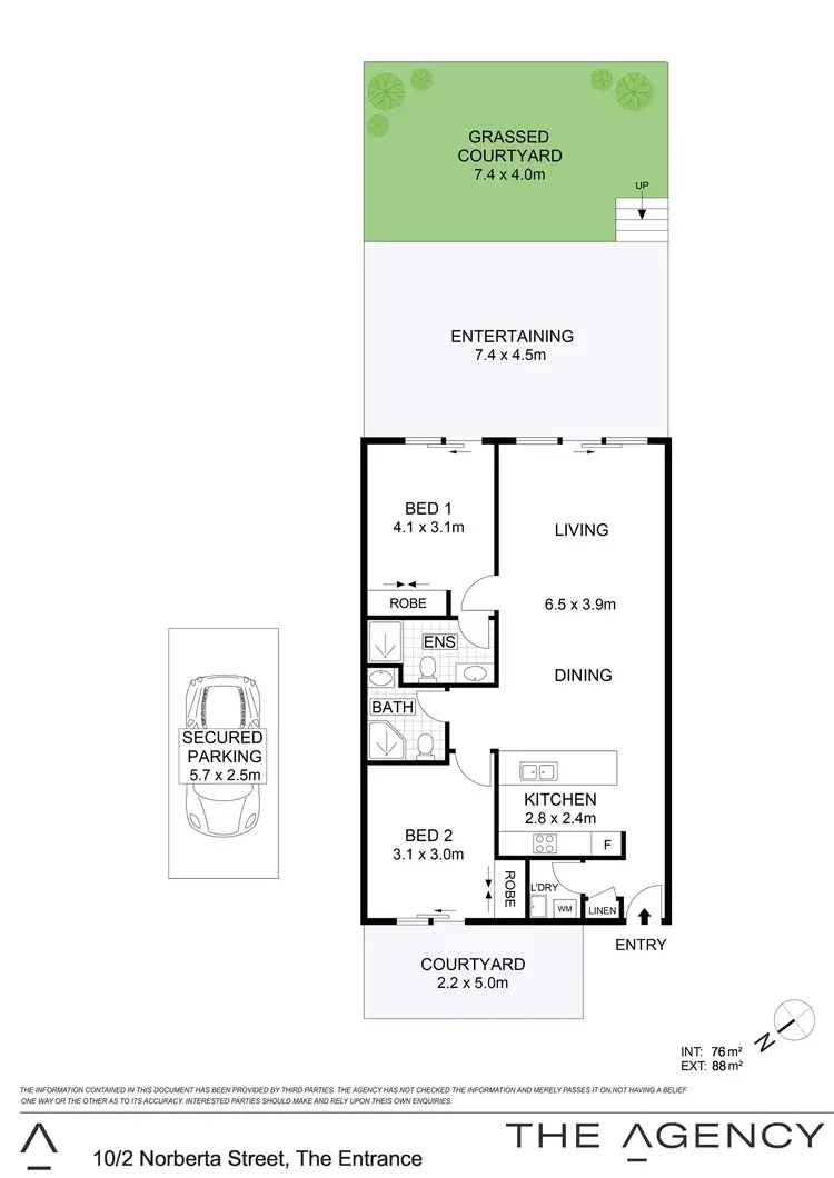 Floorplan of Homely unit listing, 10/2 Norberta Street, The Entrance NSW 2261