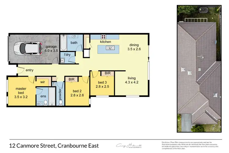 Floorplan of Homely house listing, 12 Canmore Street, Cranbourne East VIC 3977