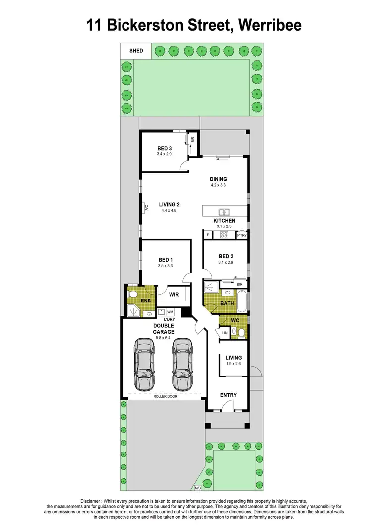Floorplan of Homely house listing, 11 Bickerton Street, Werribee VIC 3030