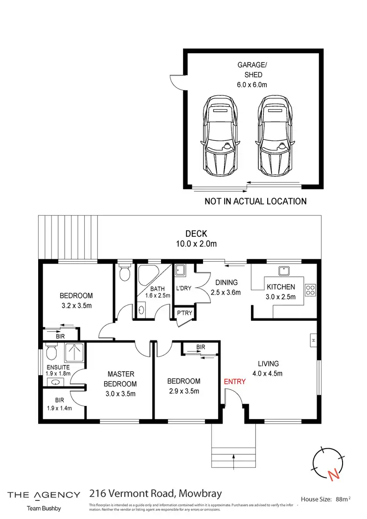 Floorplan of Homely house listing, 216 Vermont Road, Mowbray TAS 7248