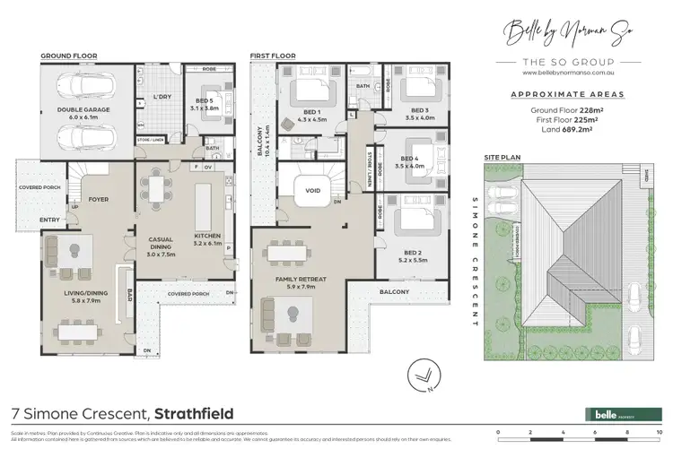 Floorplan of Homely house listing, 7 Simone Crescent, Strathfield NSW 2135