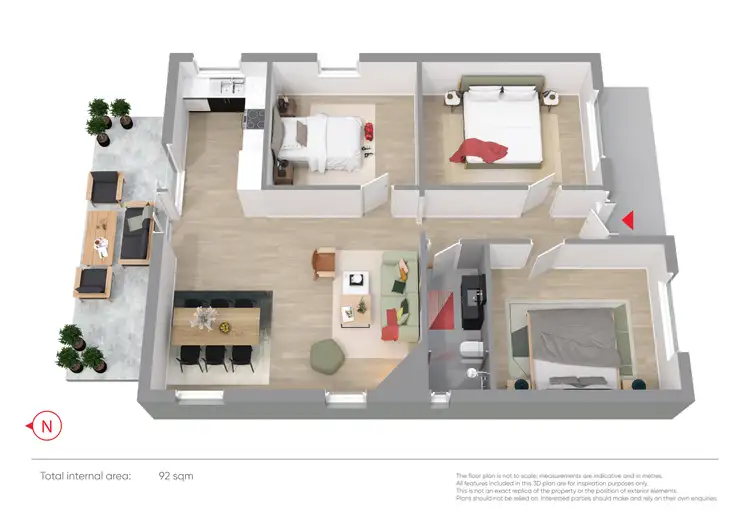 Floorplan of Homely house listing, 64 Benjamin Street, Sunshine VIC 3020